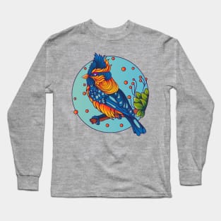 Colorful bird Long Sleeve T-Shirt